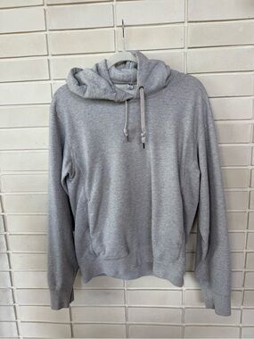 💯 Cotton * Uniqlo Unisex Pullover Hoodie * Gray * Size S